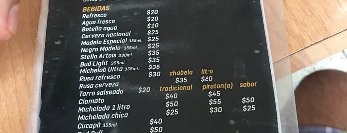 Los Piratas "Shrimp & Fish tacos" is one of Rk.