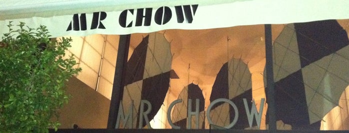 Mr Chow Restaurant is one of LA.