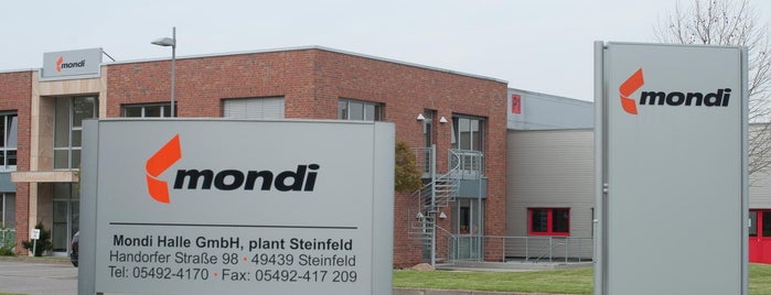 Mondi Halle - Werk Steinfeld is one of Mondi.
