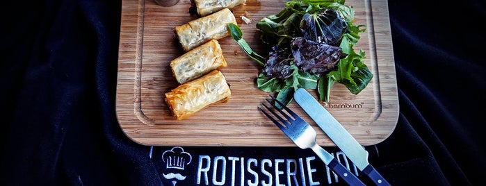 Rotisserie Noir is one of to go & eat.
