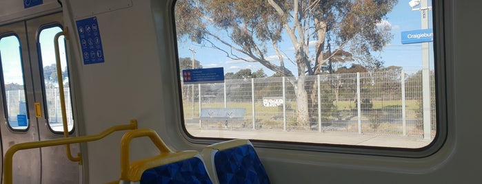 Craigieburn Station is one of Melbourne Train Network.