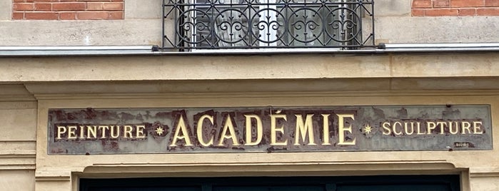 Académie de la Grande Chaumière is one of Paris.