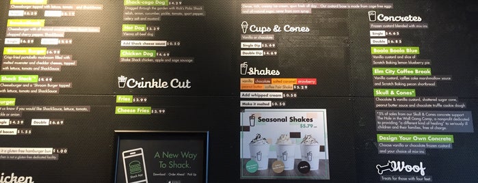 Shake Shack is one of New haven eats.