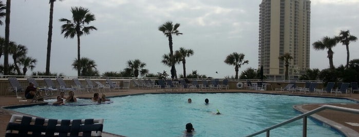 The Galvestonian pool is one of Tempat yang Disukai Miriam.