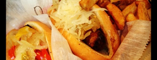 Wurstküche is one of America's Top Hot Dog Joints.