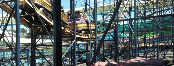 Galaxi is one of Coasters at Indiana Beach.
