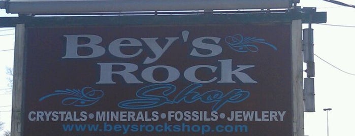 Bey's Rock Shop is one of Local stuff to do.