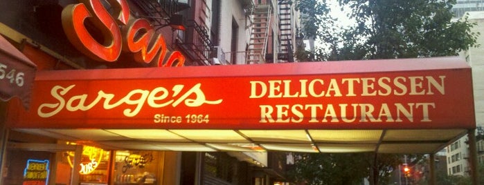 Sarge's Delicatessen & Diner is one of USA NYC MAN Midtown East.