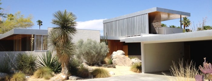 Kaufmann House is one of Palm Springs.