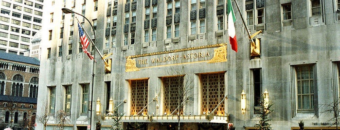 Waldorf-Astoria is one of NYC's Presidential Haunts.