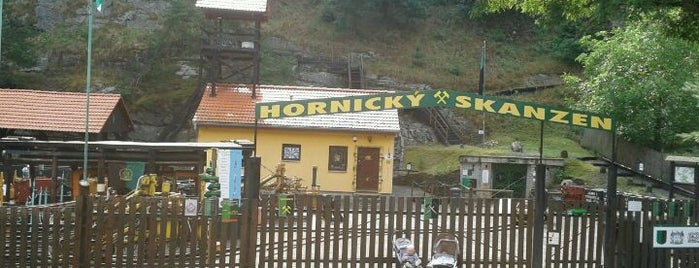Hornický skanzen is one of Tempat yang Disimpan Jan.