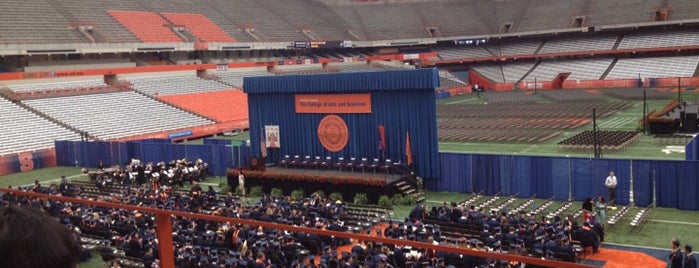 Carrier Dome is one of Stadiums I've Been To.