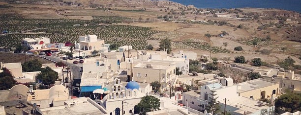 Akrotiri is one of Santorini villages.