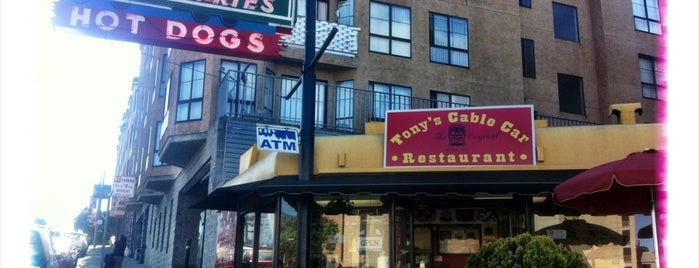 Tony's Cable Car Restaurant is one of สถานที่ที่บันทึกไว้ของ Emre.