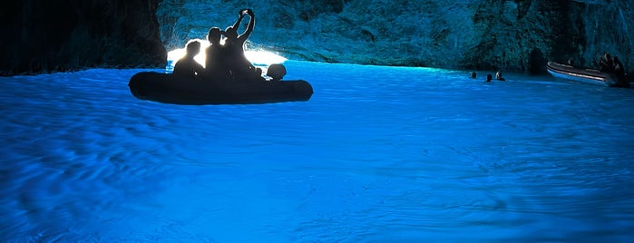 Blue Cave is one of kaş.