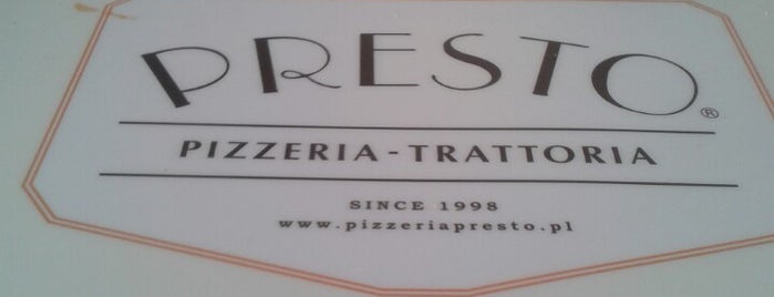 Presto Pizzeria Trattoria is one of Gdzie zjeść.