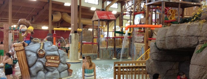 Klondike Kavern Indoor Waterpark is one of Wisconsin Dells.