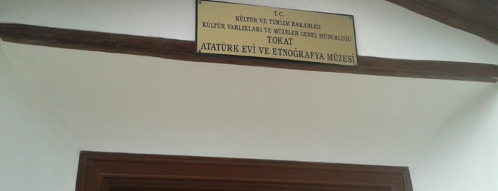 Tokat   Atatürk Evi is one of Tokat Yapılacaklar.