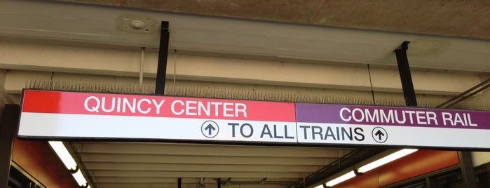 MBTA Quincy Center Station is one of MBTA Train Stations.