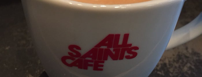 All Saints Cafe is one of Tempat yang Disukai Rocio.
