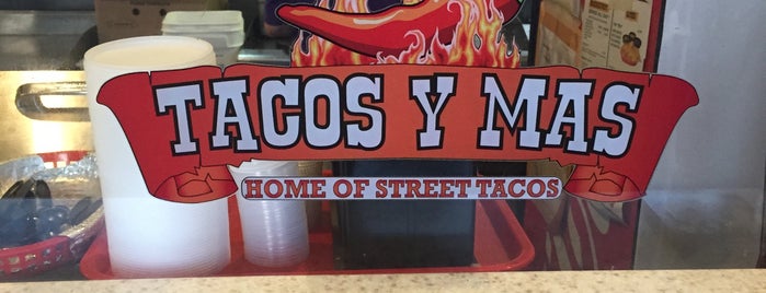 Tacos Y Mas is one of สถานที่ที่ Andrew ถูกใจ.