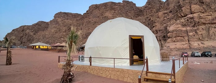 Wadi Rum Night Luxury Camp is one of Hotels.