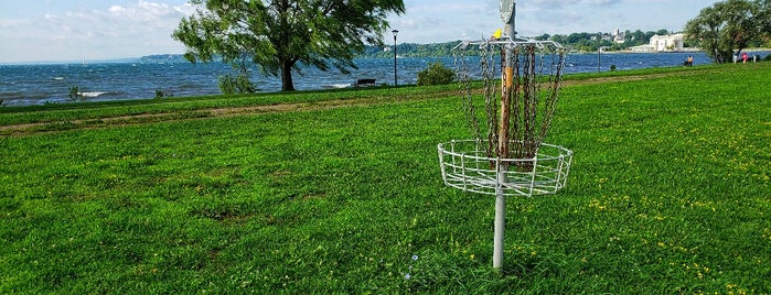 Lakefront Park 5 & 20 Disc Golf Course DGC is one of FINGER LAKES NEW YORK.