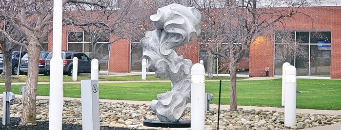 Depth of Form (2021) by Jacob Burmood is one of Downtown Erie Sculpture Walk.