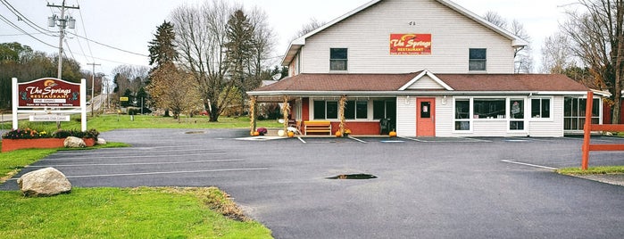 The Springs is one of Western NY Food to Eat.
