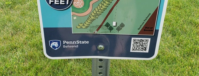 Disc Golf Course at Penn State Behrend is one of Fun in time of Covid.