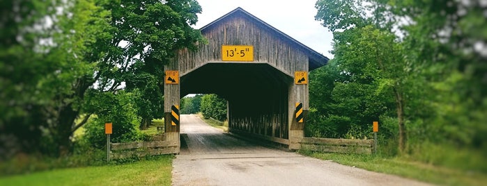 Caine Road Covered Bridge is one of Covered Bridges Of Ashtabula County.