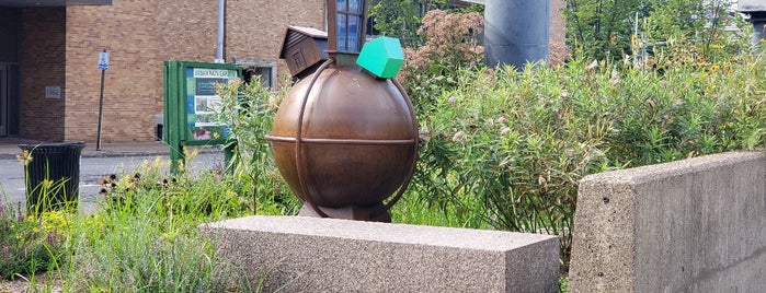 Tricky Situation (2021) by Matt Miller is one of Downtown Erie Sculpture Walk.