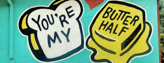 You're My Butter Half (2013) mural by John Rockwell and the Creative Suitcase team is one of GALVESTON ROADTRIP 2023.