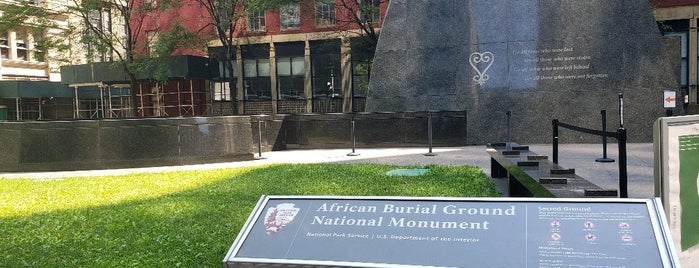 African Burial Ground National Monument is one of NYC In FOCUS.