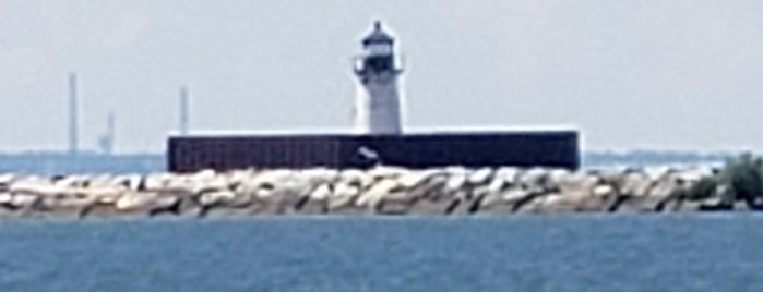 Cleveland Harbor East Pierhead Lighthouse is one of CLE.