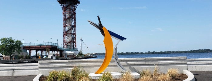 Spindrift (2021) by Dan Perry is one of Downtown Erie Sculpture Walk.