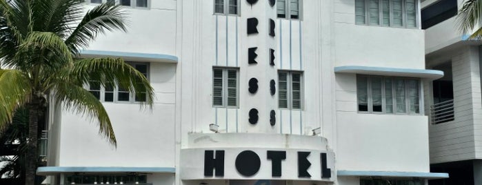 Congress Hotel South Beach is one of Miami Beach Art Deco District Tour.