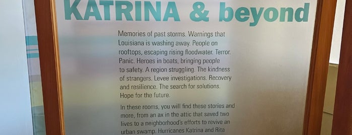 Living with Hurricanes: Katrina and Beyond is one of Museums I want to visit in the US.