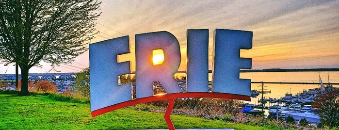 Erie Sign (2021) by Jason Wieczorek and Benjamin Davis is one of Public Art of Erie County.