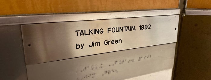 Talking Fountain is one of Seattle.