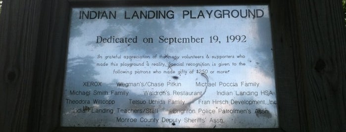 Indian Landing Playground is one of Roc Playground List.