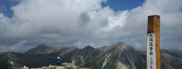 三俣蓮華岳 is one of mountains climbed.