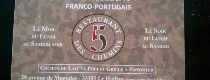 Restaurant des 5 Chemins is one of Liste de mes restaurants Favoris.