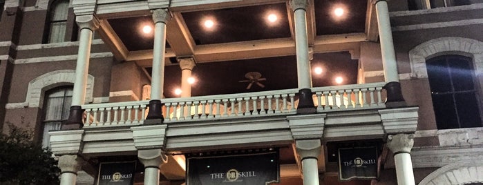 The Driskill is one of Play through austin.