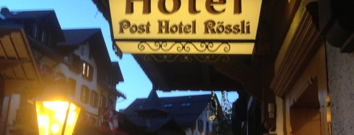 Restaurant Hotel Rössli is one of Lugares favoritos de Mark.