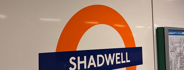 Shadwell Railway Station (SDE) is one of Underground Overground.