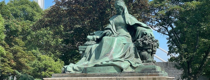 Erzsébet királyné szobor is one of BudaPest2018.