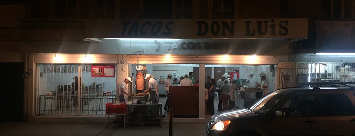 Tacos Don Luis is one of Lugares.