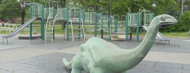 Jurassic Playground At Flushing Meadow Park is one of Virtual Tour of Flushing Meadows Corona Park.
