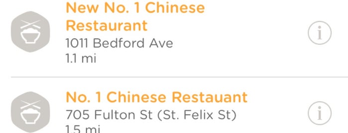 No. 1 Chinese Restaurant is one of Test.